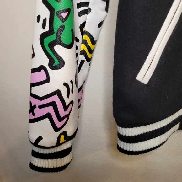 Joyrich x Keith Haring Varsity Jacket Men's Size Large